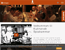 Tablet Screenshot of kulinariskspiskammer.no